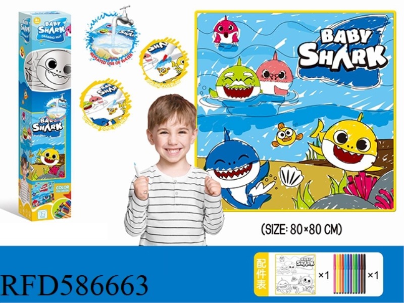 BABY SHARK GRAFFITI CLOTH FOR CHILDREN