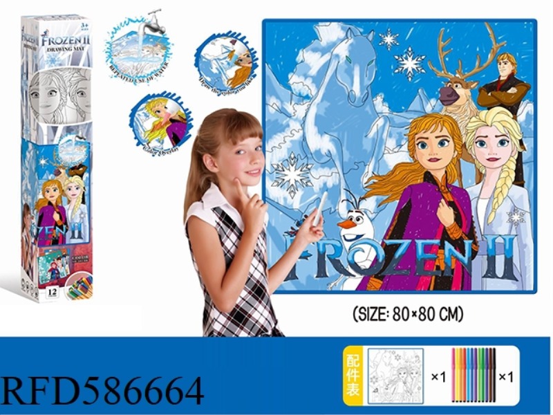 SNOW PRINCESS GRAFFITI CLOTH FOR CHILDREN