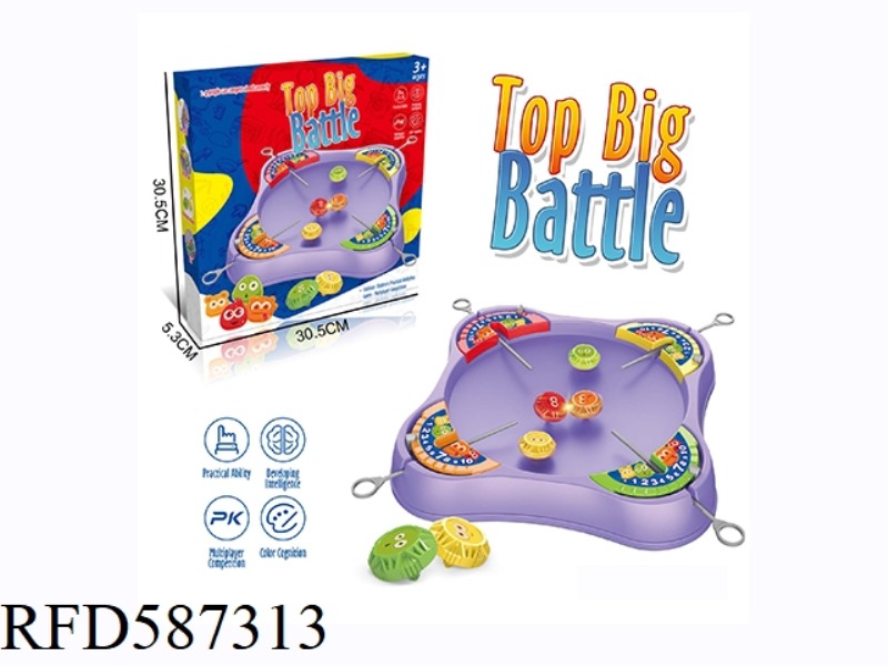 DESKTOP GAME PULL-OUT GYRO BATTLE TABLE DESKTOP PARENT-CHILD INTERACTION MULTIPLAYER COMPETITIVE BAT