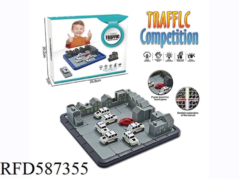 DESKTOP GAMES PARENT-CHILD INTERACTION INDOOR LEISURE BOXED POLICE BANDITS CHASING AND BLOCKING BOAR