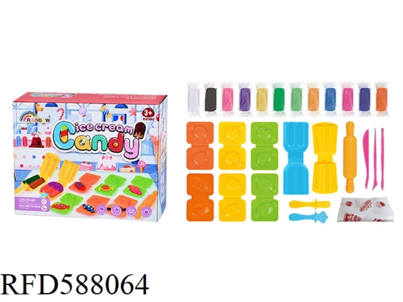 CANDY ICE CREAM COLOR MUD SET