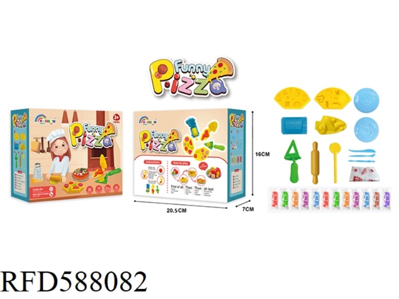 SMALL BOX PIZZA CLAY SET