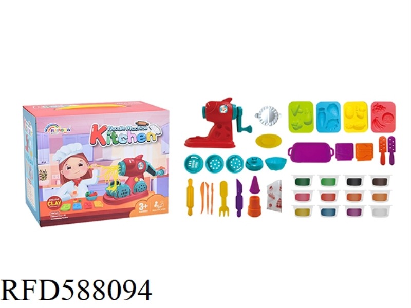 COLOR CLAY NOODLE MACHINE COLOR CLAY SET