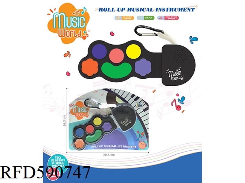 RAINBOW MINI HANDCLAPPED DRUM