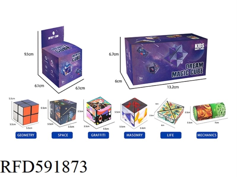 VARIETY RUBIK'S CUBE 6 MODELS