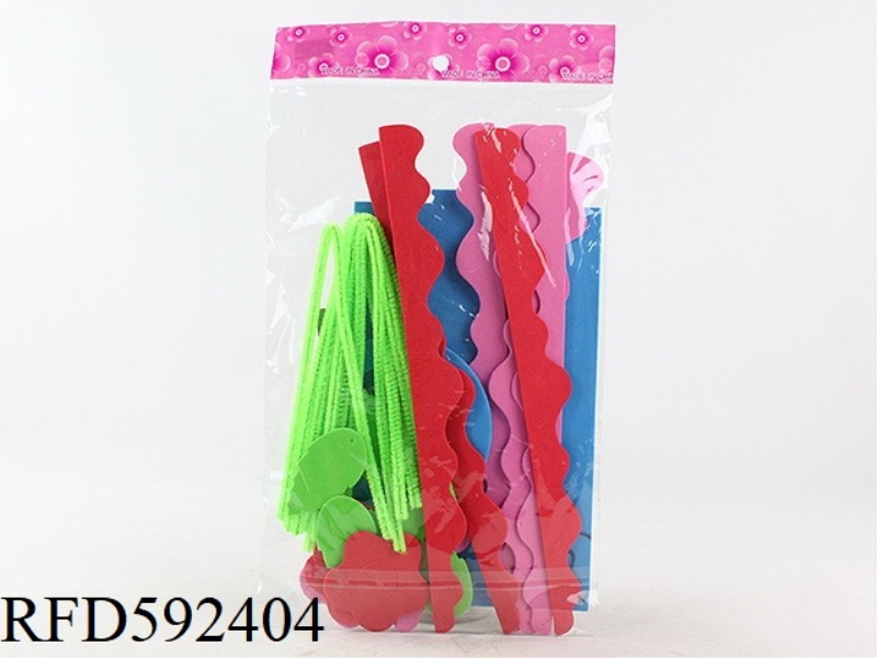 CREATIVE CHILDREN'S HANDMADE FLOWER EVA PUZZLE