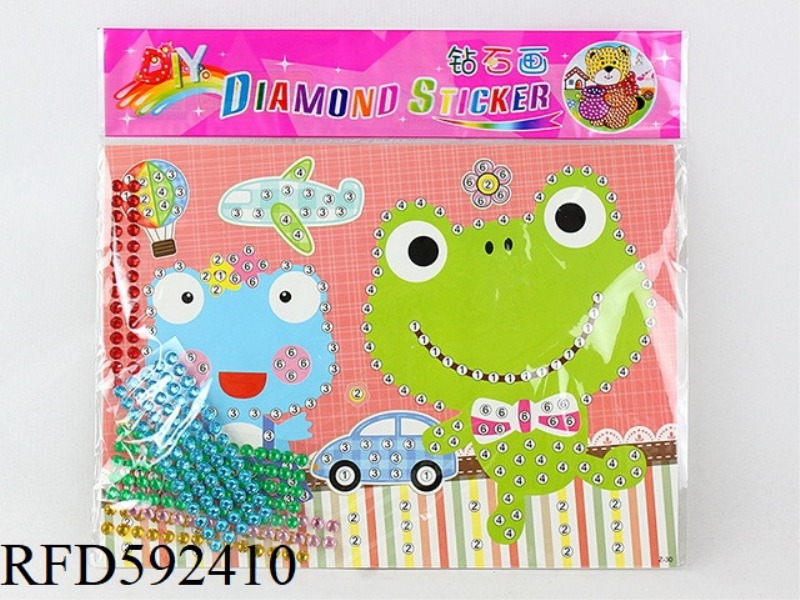 CRYSTAL STICKER 3D MOSAIC STEREOSCOPIC STICKER