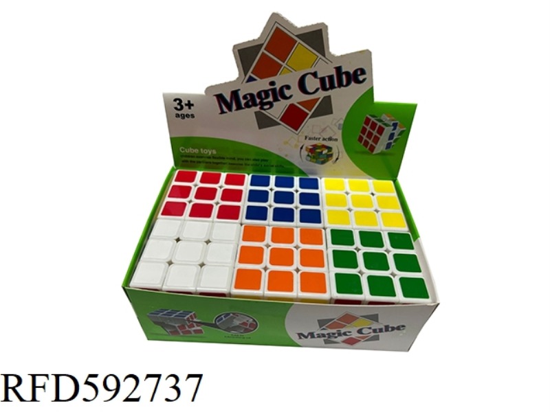 RUBIK'S CUBE 5.6CM WITH SPRING (6 CAPSULES/DISPLAY BOX)