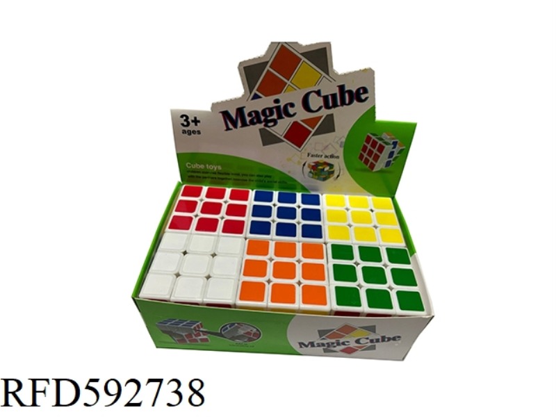 RUBIK'S CUBE 5.6CM SPRINGLESS (6 CAPSULES/DISPLAY BOX)