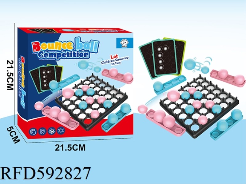 CHILDREN'S INTELLIGENCE GAME TABLE MARBLE BOUNCING BALL TABLE GAME JUMPING BALL MULTIPLAYER INTERACT
