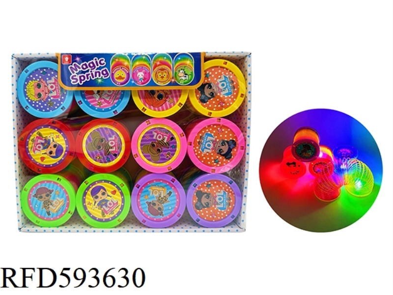 SURPRISE DOLL LIGHTING RAINBOW CIRCLE 12PCS