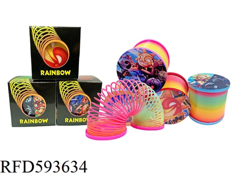 CLOWN PATTERN WITH COVER RAINBOW CIRCLE