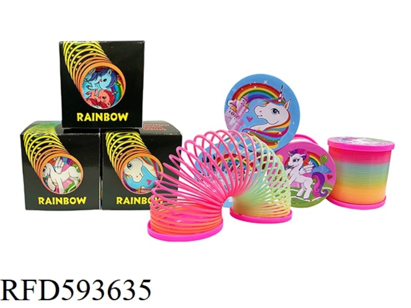 UNICORN PATTERN WITH LID RAINBOW CIRCLE.