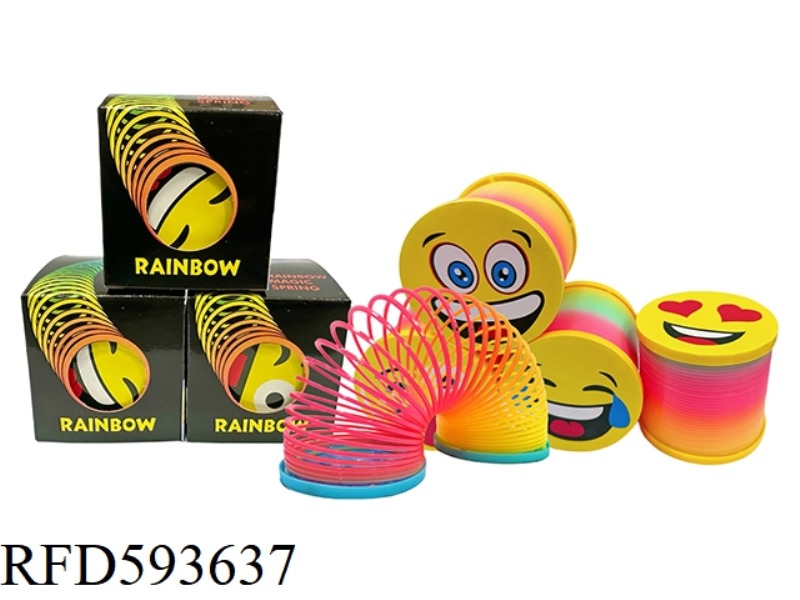 EMOJI WITH LID RAINBOW CIRCLE