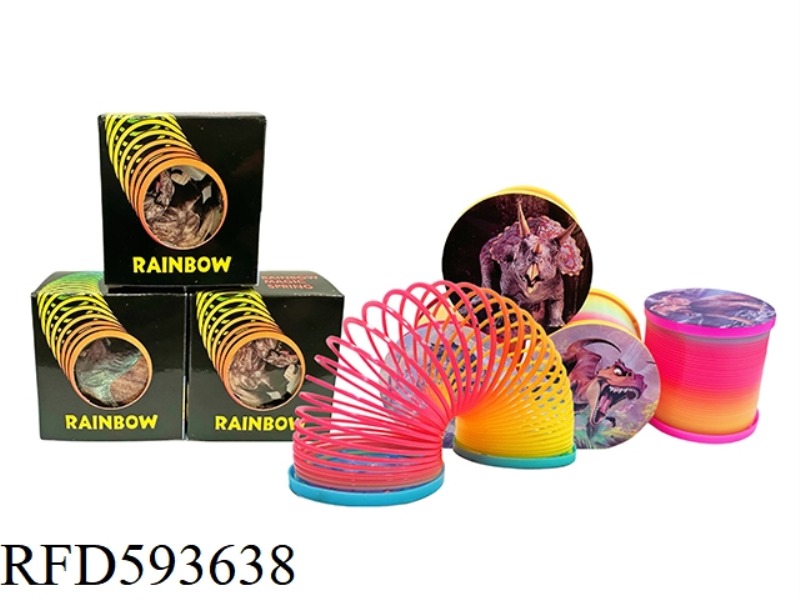DINOSAUR PATTERN WITH COVER RAINBOW CIRCLE