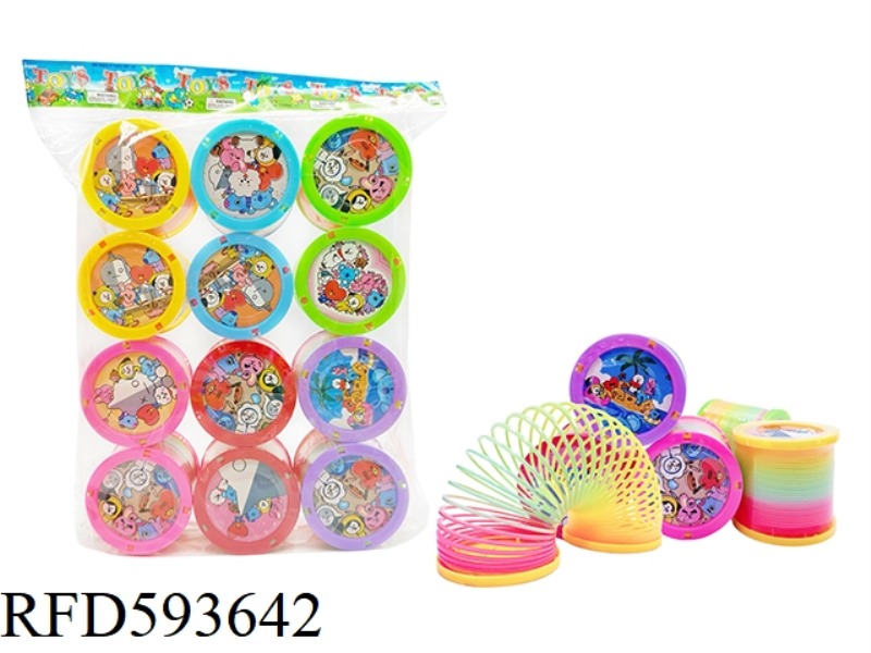 LARGE YOUTH LEAGUE WITH LID RAINBOW CIRCLE