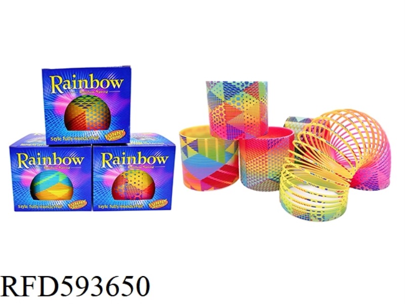 RAINBOW CIRCLE WITH GEOMETRIC PATTERN OF TAIWANESE COLOR.