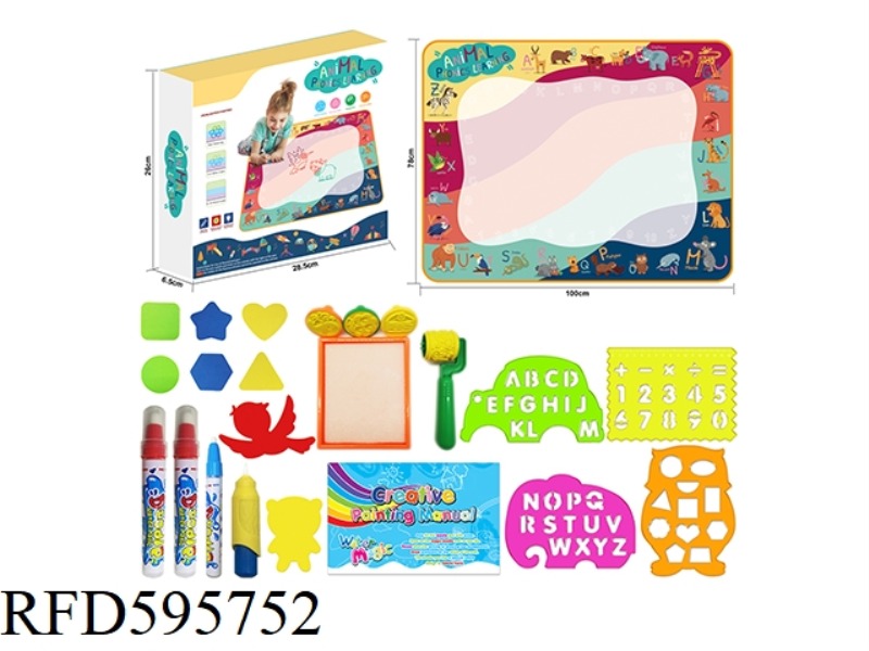 WATER CANVAS-LETTERS