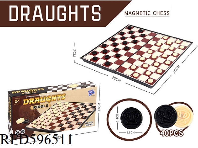 INTERNATIONAL CHECKERS (MAGNETIC)