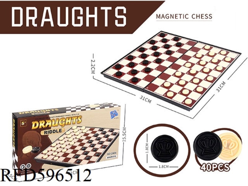 INTERNATIONAL CHECKERS (MAGNETIC)