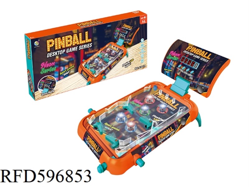 SMALL FOOTBALL PINBALL TABLE 1 (WITH LIGHTING, MUSIC, AND SCORER)