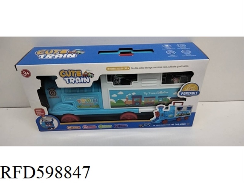 HAND HELD THOMAS WITH 4 METAL RETURN CARTS