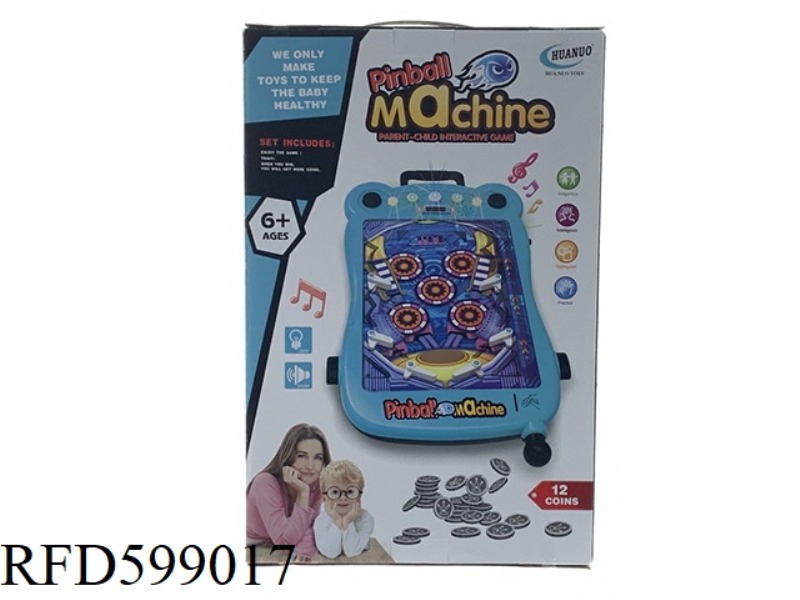 EDUCATIONAL EARLY DESK COIN PACHINKO MACHINE