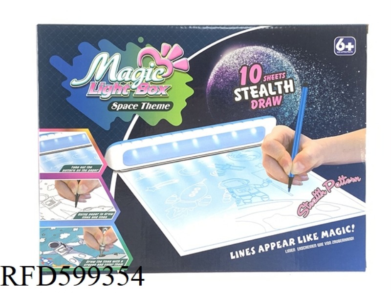 SPACE VERSION MAGIC LIGHT TRACKING SKETCHBOARD