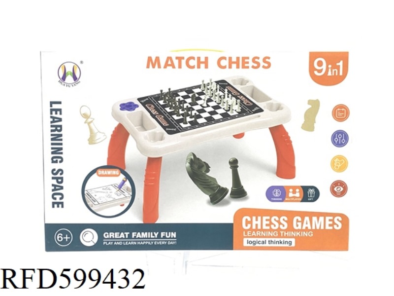 9 BOXES 1 GAME CHESS