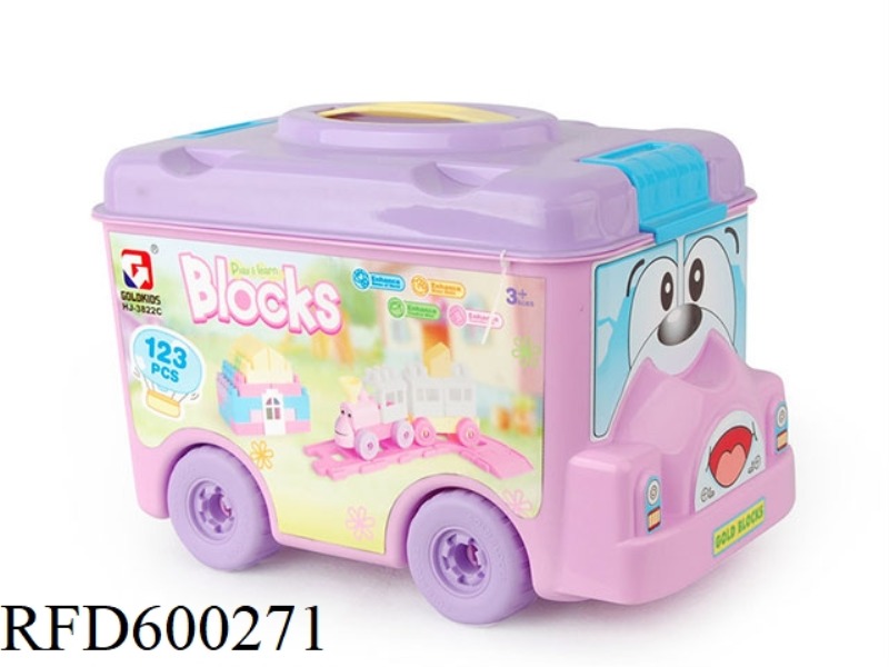 123PCS BUS BUILDING BLOCKS