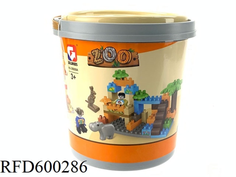 93PCS ROUND DRUM BUILDING BLOCKS