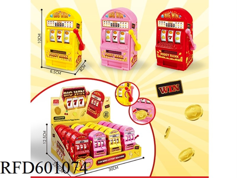 LOTTERY GAME PIGGY BANK 20PCS
