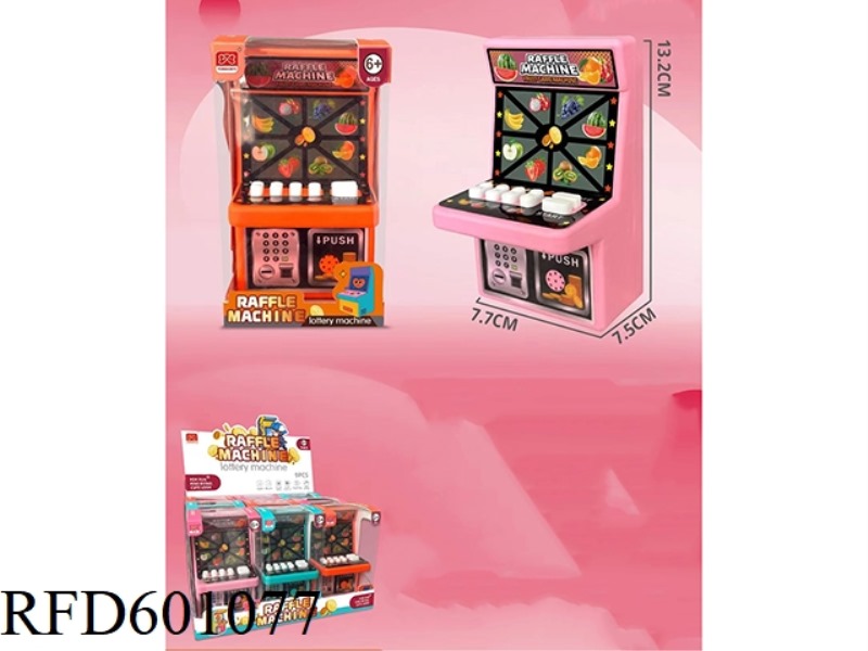 CHILDREN'S GAME MACHINE DESKTOP FRUIT LOTTERY MACHINE 9PCS