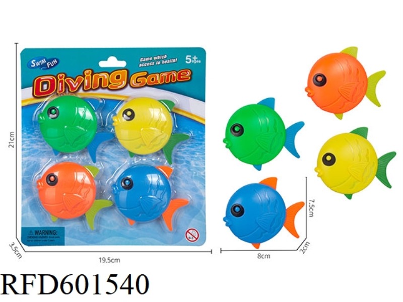 DIVING SMALL ROUND FISH