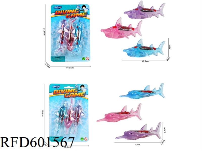TRANSPARENT SHARK MIX