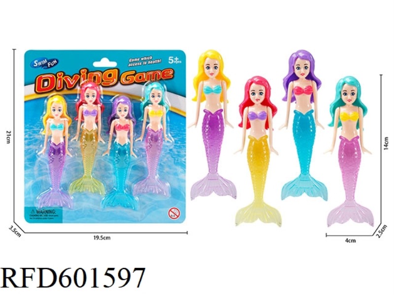 DIVING MERMAID (TRANSPARENT)