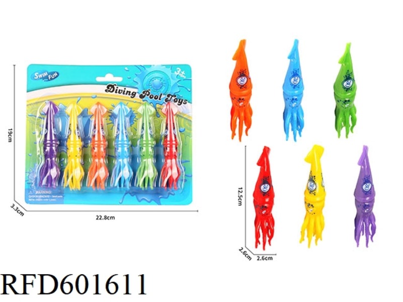 DIVING SQUID (6PCS)