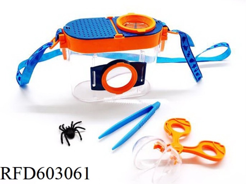 INSECT OBSERVATION BOX, INSECT OBSERVATION BUCKET, OUTDOOR EXPLORATION, BIOLOGY EDUCATION TOY, MAGNI
