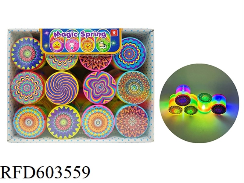 MEDIUM KALEIDOSCOPE LIGHTING RAINBOW CIRCLE 12PCS
