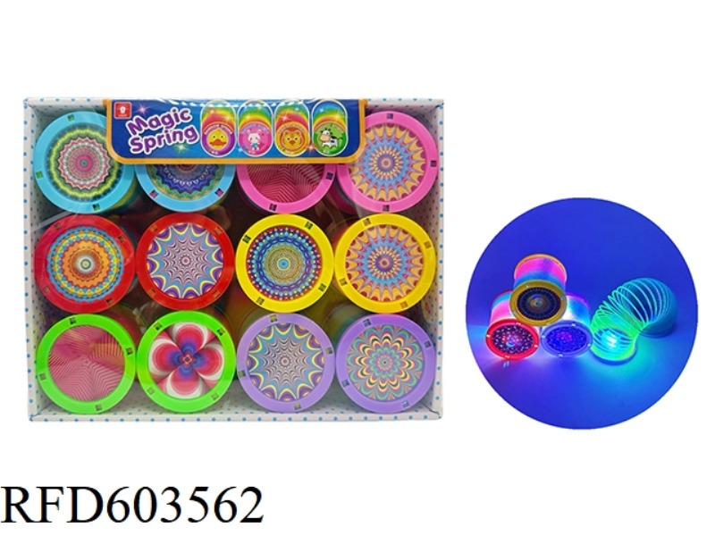 LARGE KALEIDOSCOPE LIGHTING RAINBOW CIRCLE 12PCS