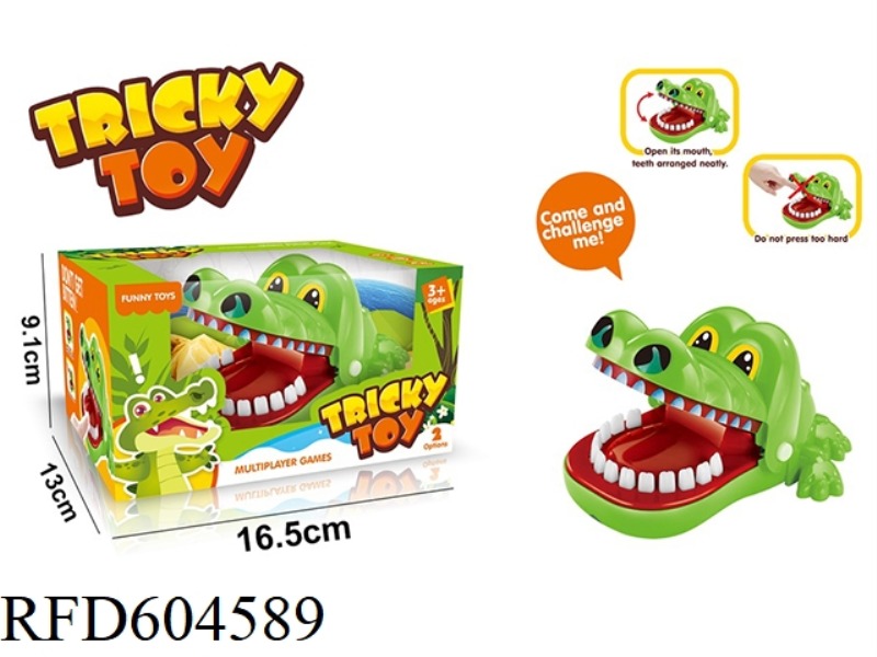 CROCODILE BITE FINGER PRANK GAME DECOMPRESSION TOY