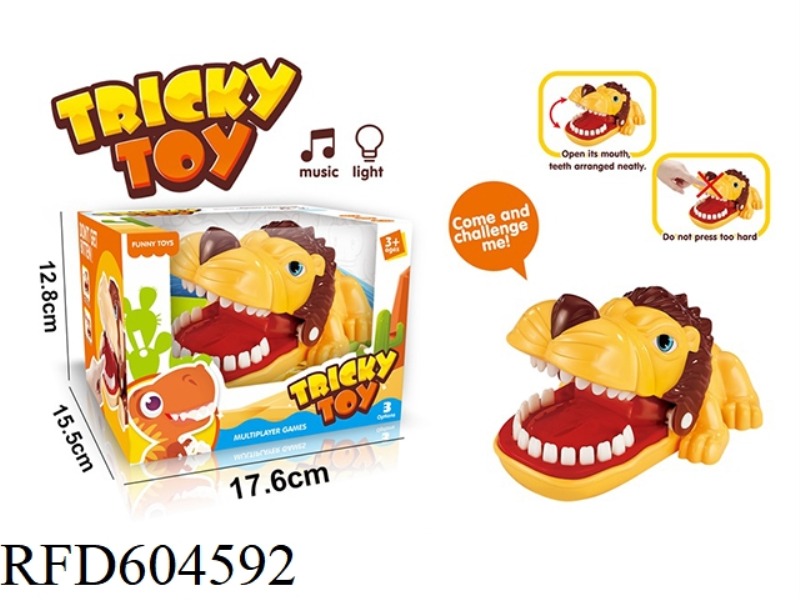 ELECTRIC LION BITE FINGER PRANK GAME DECOMPRESSION TOY