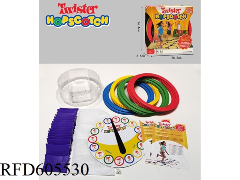 BOARD GAME TWISTER HOPSCOTCH