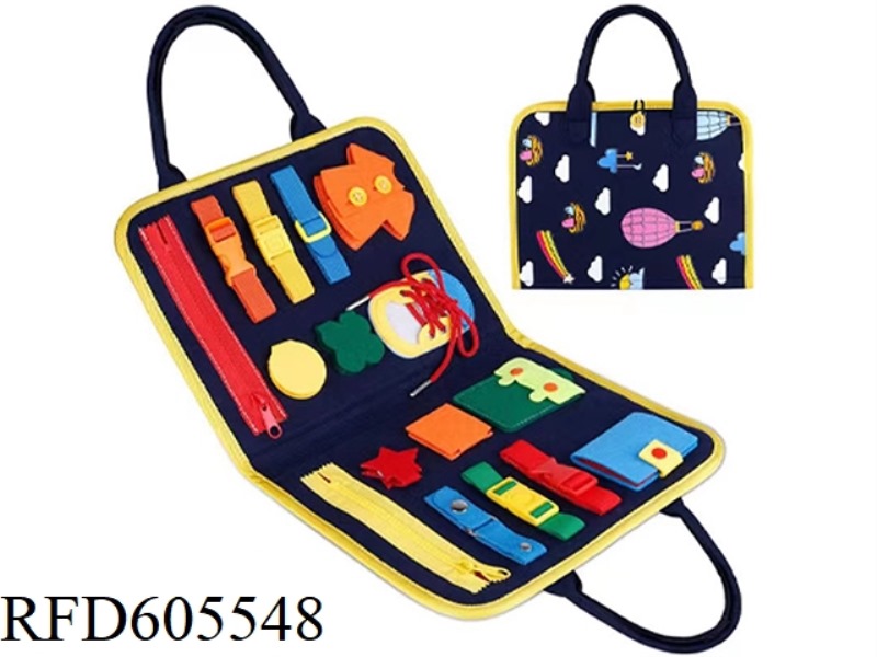 MONTOESSORI QUIET BOOK EARLY COGNITIVE LEARNING FELT BOARD (BALLOON)