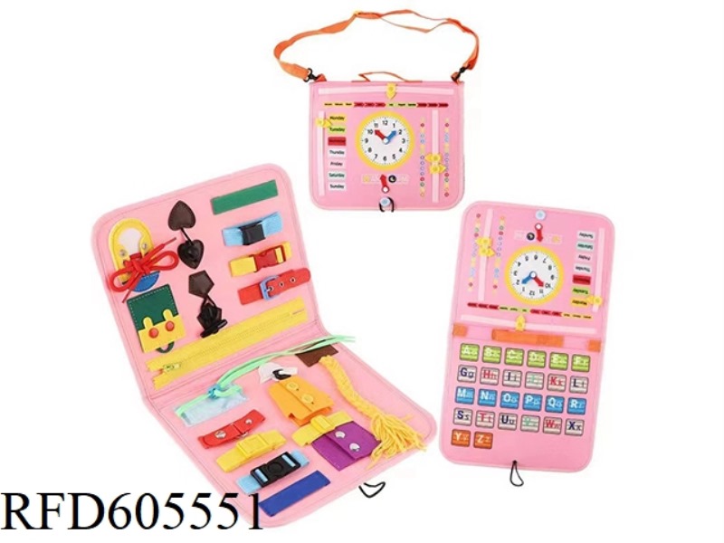 MONTOESSORI QUIET BOOK EARLY COGNITIVE LEARNING FELT BOARD