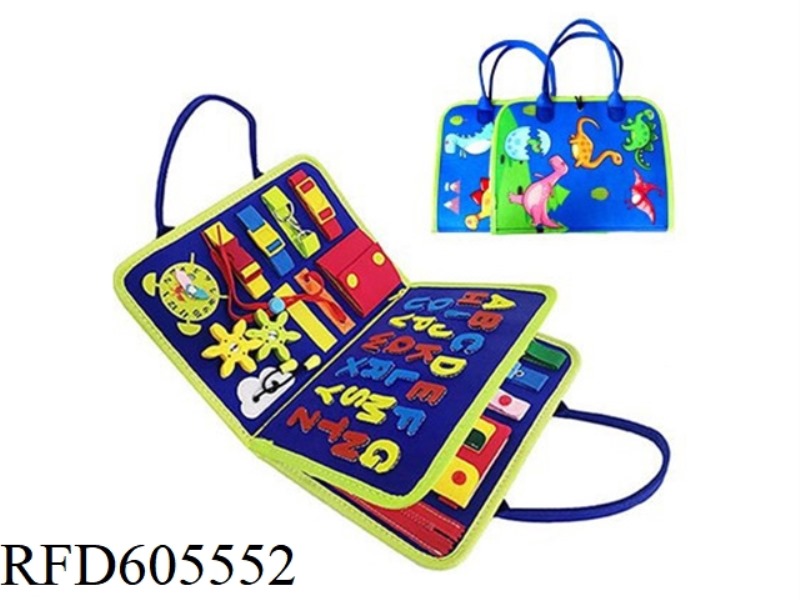 MONTOESSORI QUIET BOOK EARLY COGNITIVE LEARNING FELT BOARD