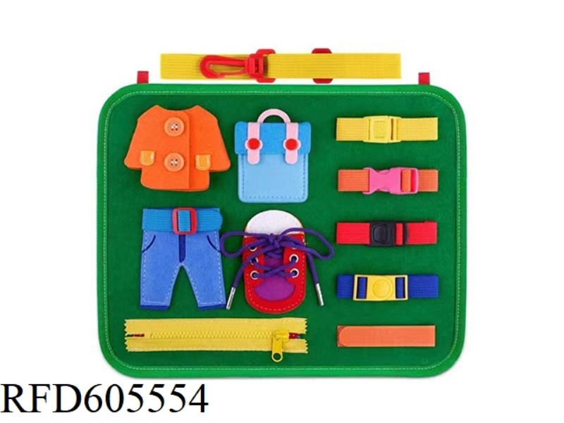MONTOESSORI QUIET BOOK EARLY COGNITIVE LEARNING FELT BOARD