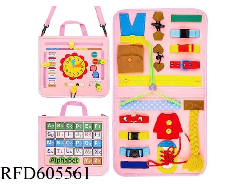 MONTOESSORI QUIET BOOK EARLY COGNITIVE LEARNING FELT BOARD