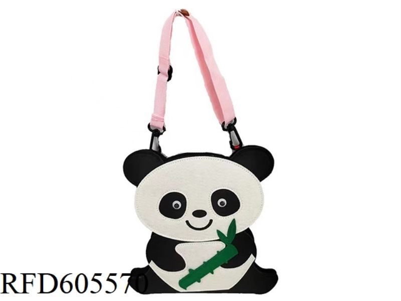 MONTOESSORI QUIET BOOK EARLY COGNITIVE LEARNING FELT BOARD (PANDA) SATCHEL