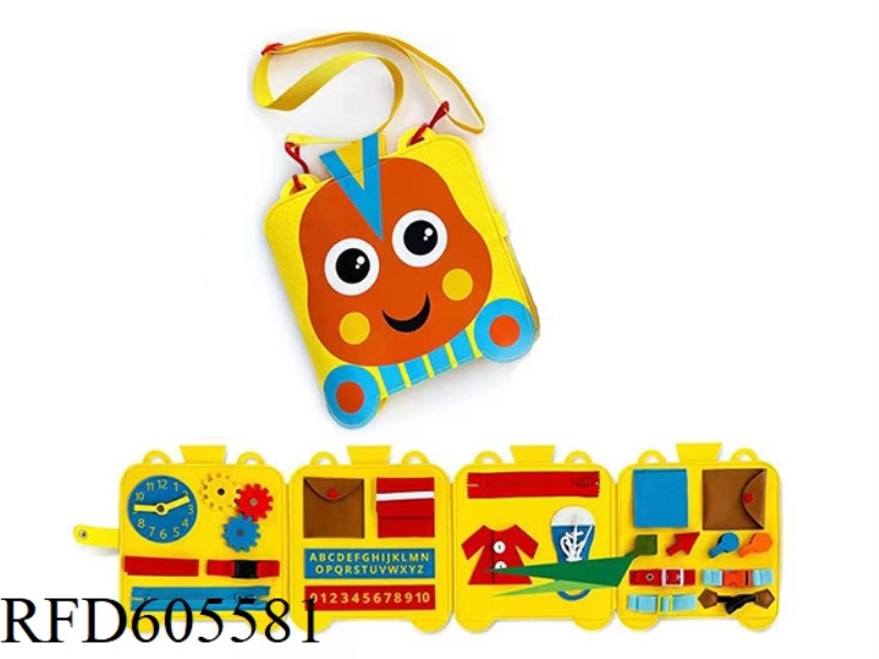 MONTOESSORI QUIET BOOK EARLY COGNITIVE LEARNING FELT BOARD